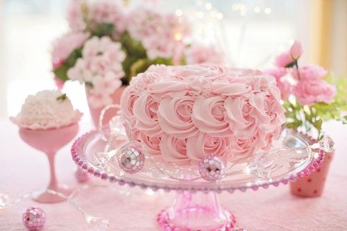 バラのケーキ