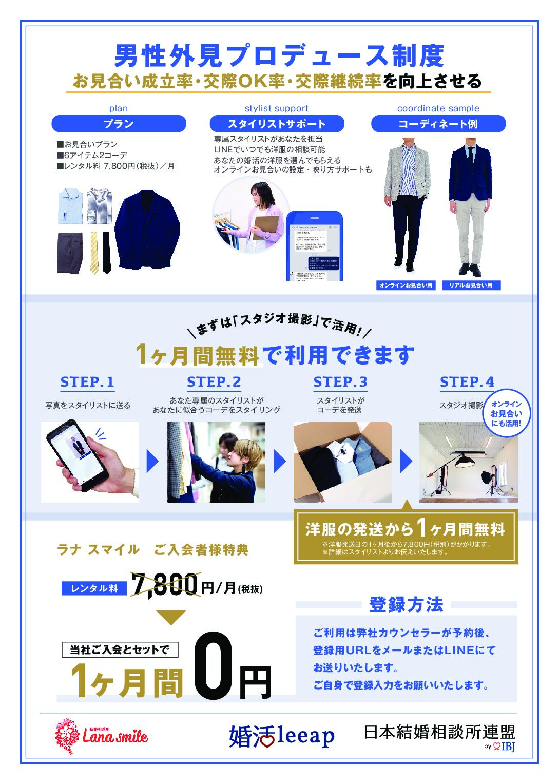 ラナ スマイル様_婚活leeapチラシ